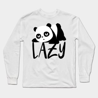 Lazy Panda Long Sleeve T-Shirt